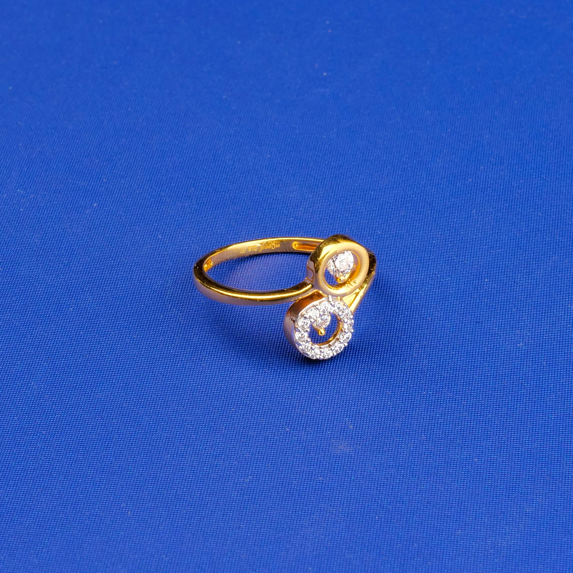 22K Gold Cubic Zirconia Ring