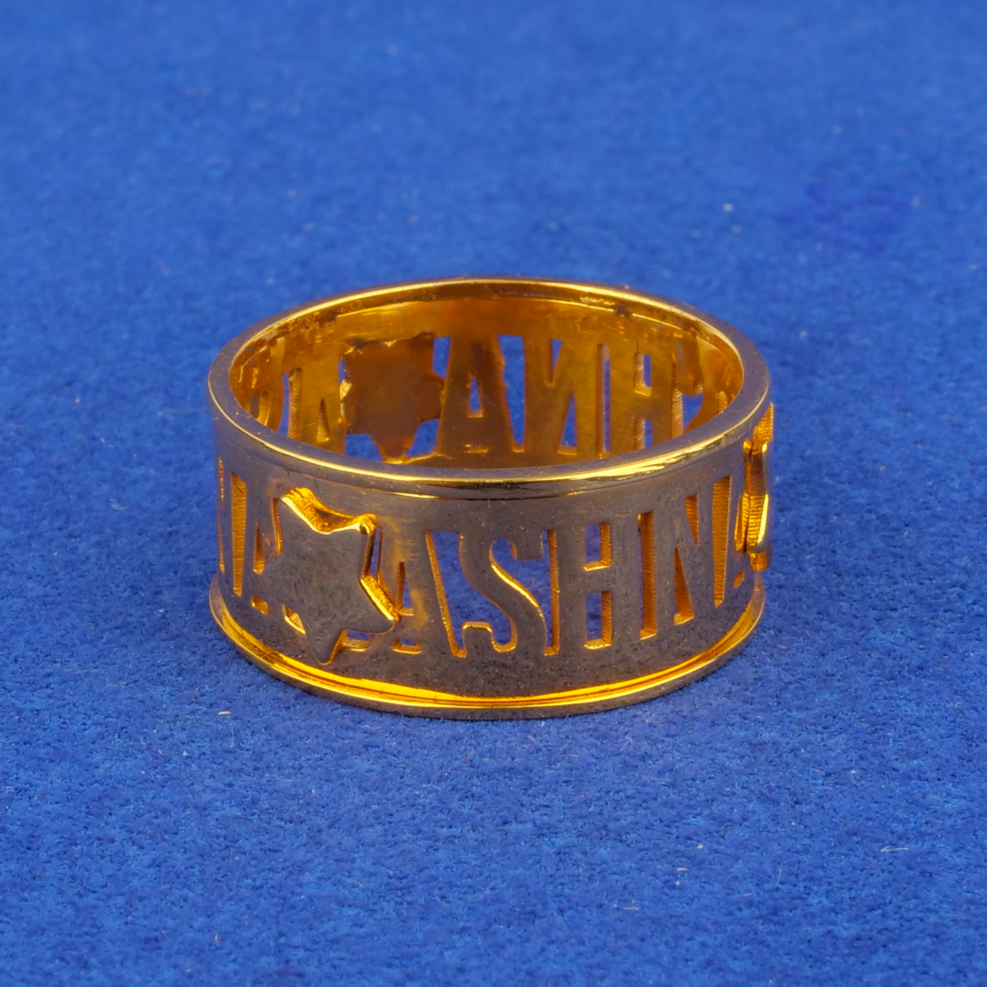 Twenty-Two Karat Gold Custom 'Ashna' Ring