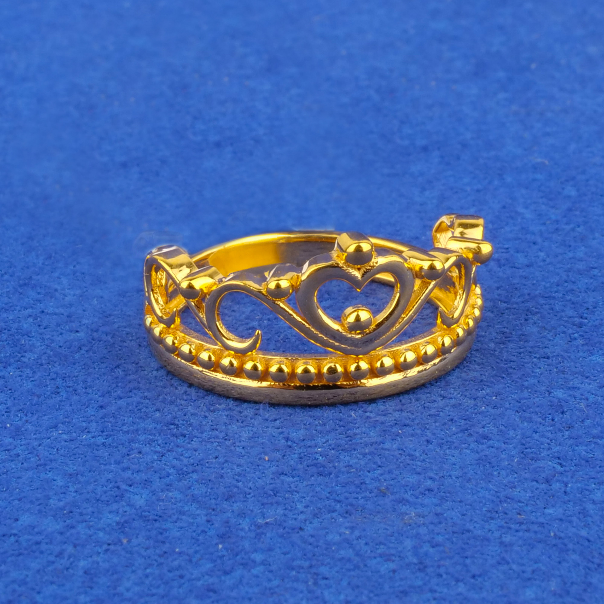 Twenty-Two Karat 'Fancy' Gold 'Tiara' Ring