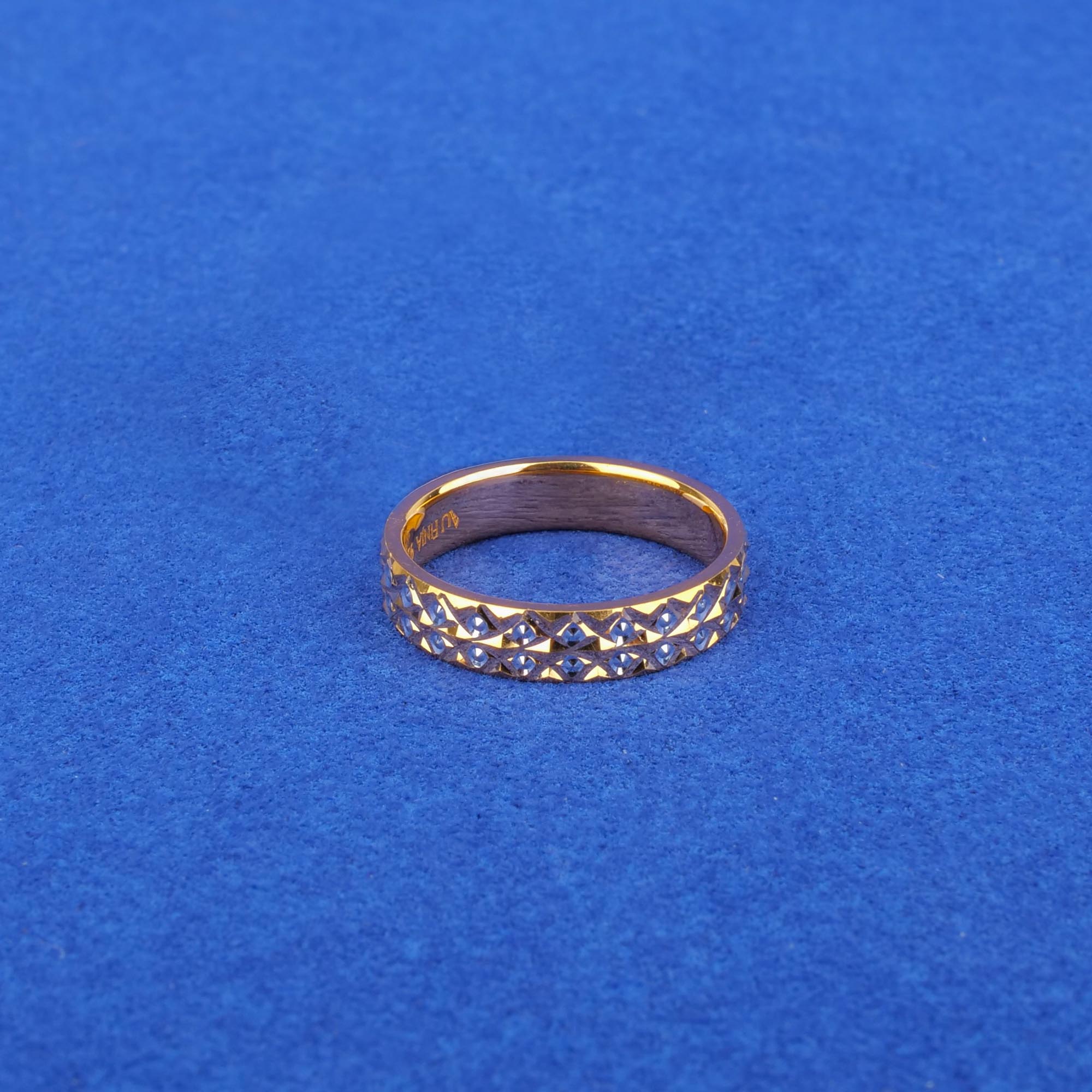Twenty-Two Karat Two-Tone Gold Ring