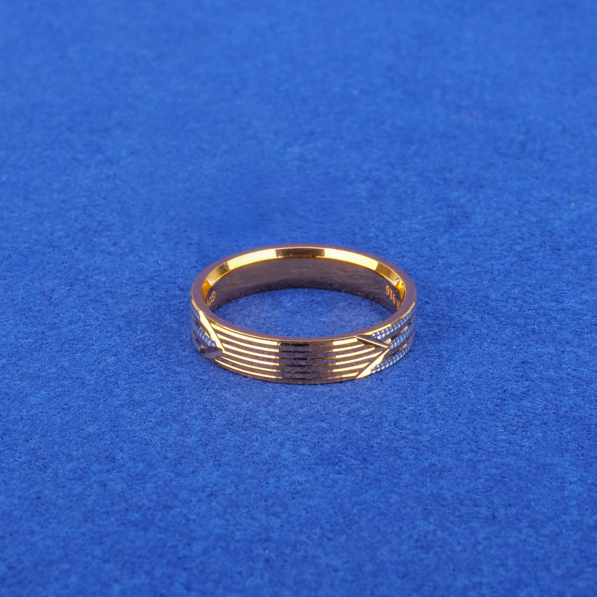 Twenty-Two Karat Two-Tone Gold Ring