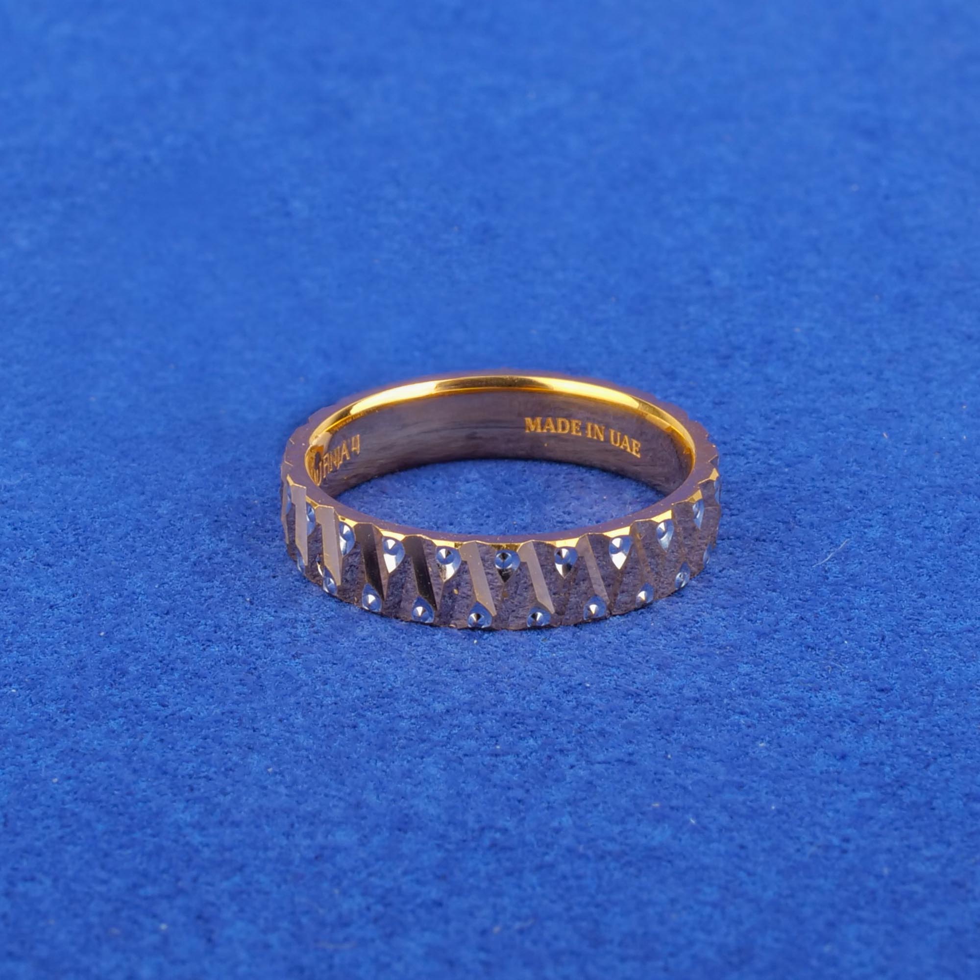 Twenty-Two Karat Two-Tone Gold Ring