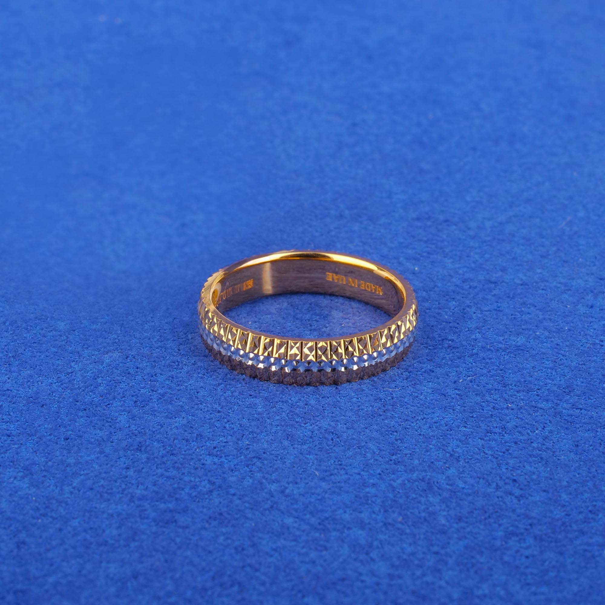 Twenty-Two Karat Two-Tone Gold Ring