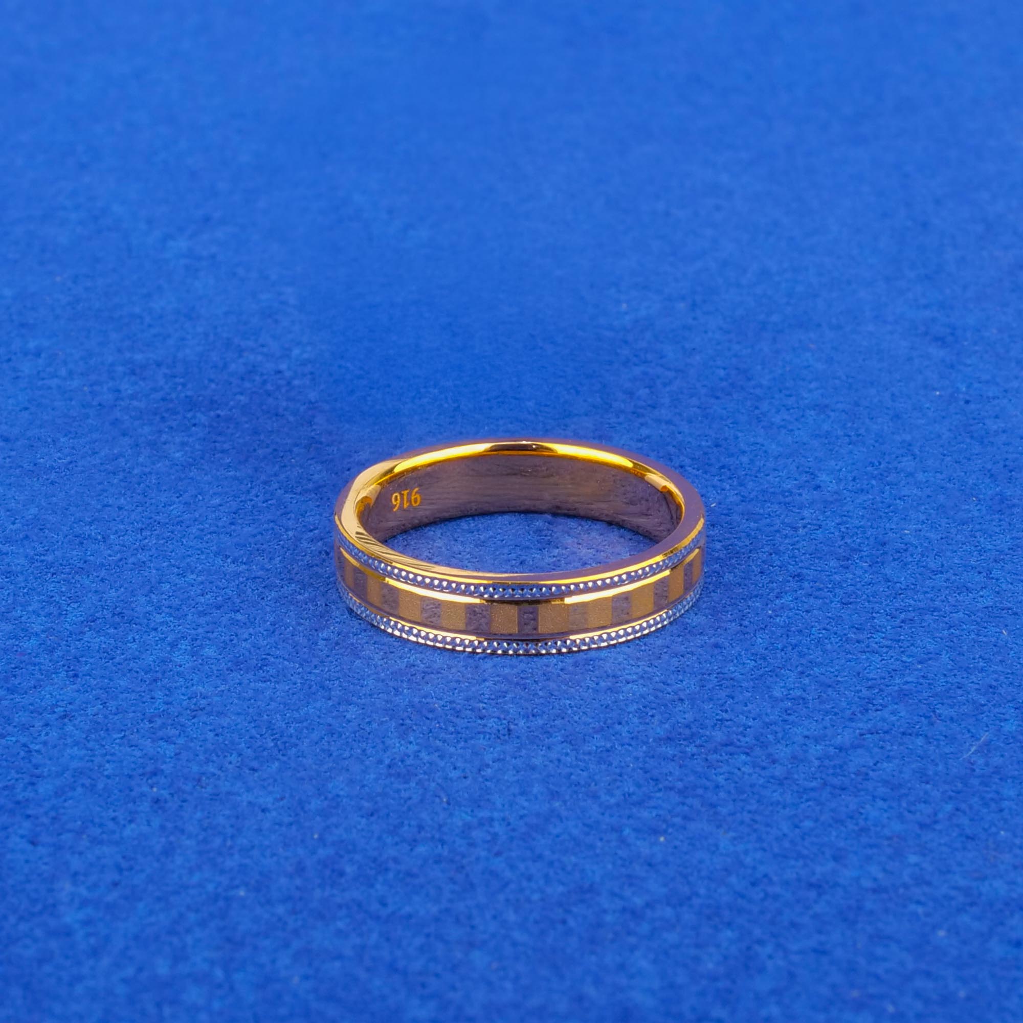 Twenty-Two Karat Two-Tone Gold Ring