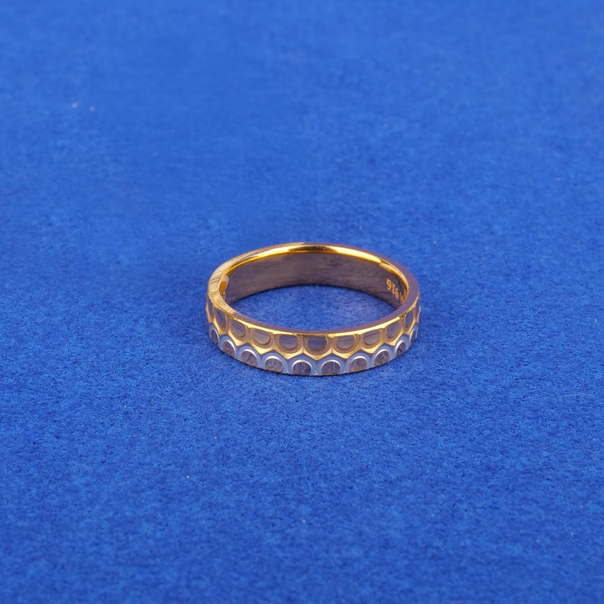 Twenty-Two Karat Two-Tone Gold Ring