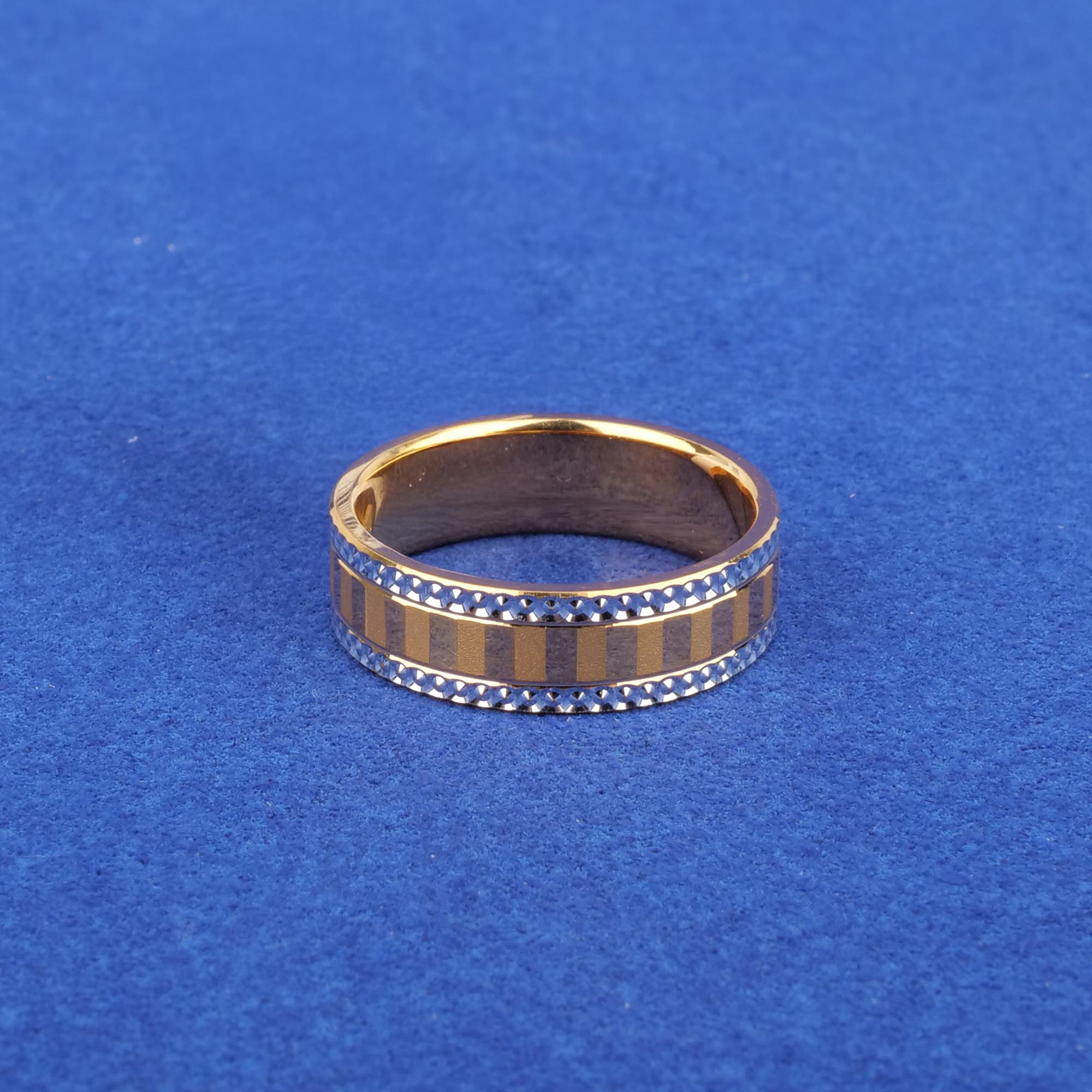 Twenty-Two Karat Two-Tone Gold Ring