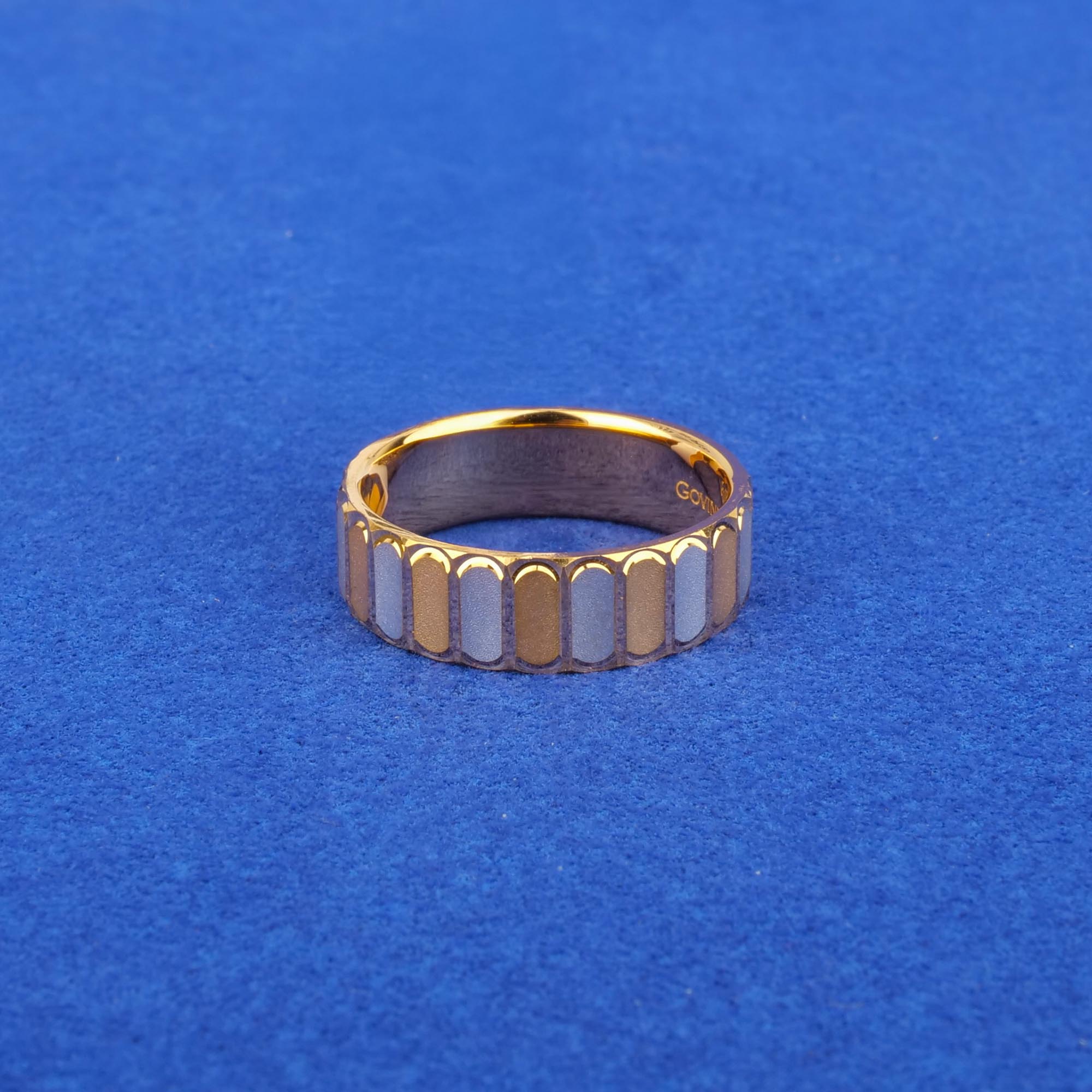Twenty-Two Karat Two-Tone Gold Ring