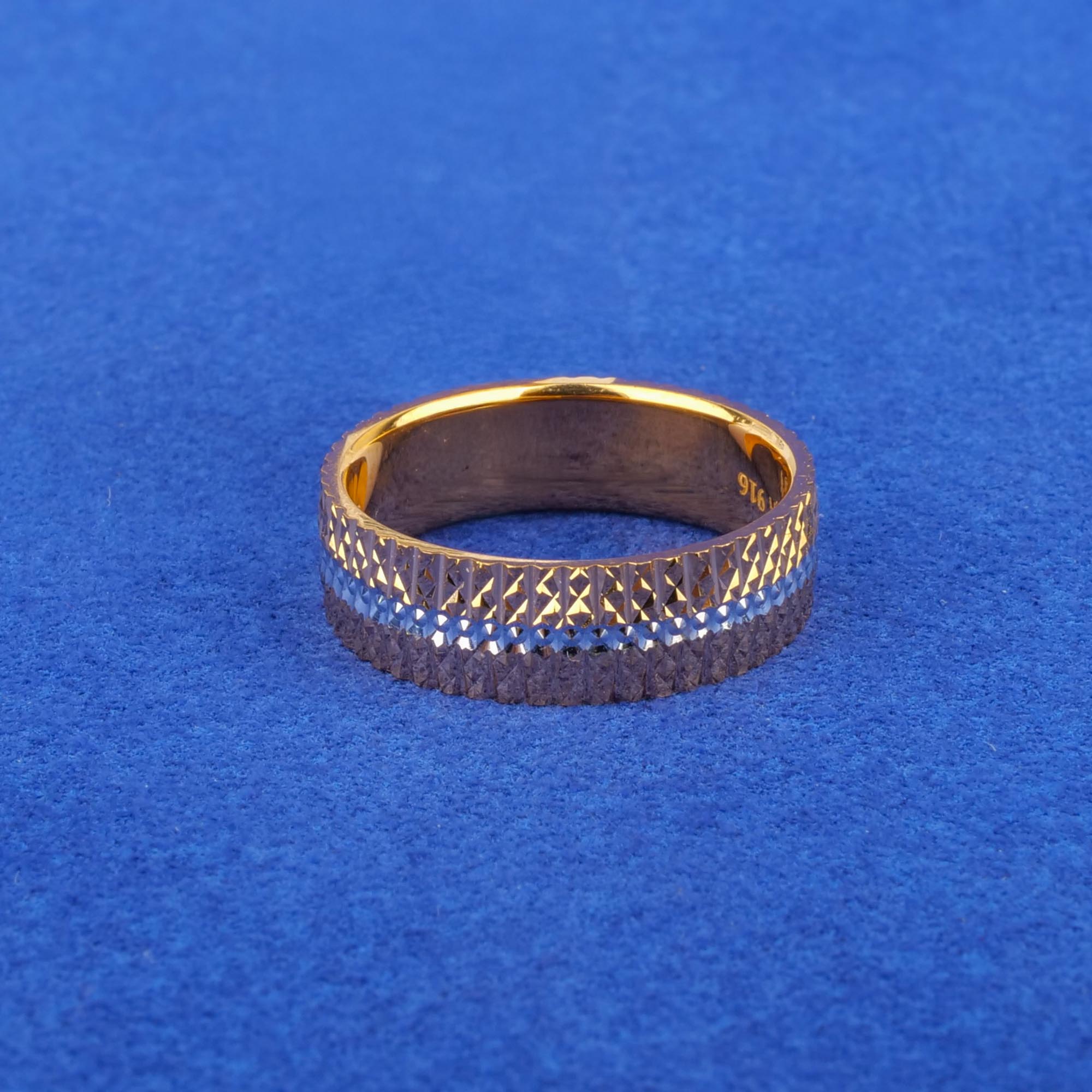 Twenty-Two Karat Two-Tone Gold Ring