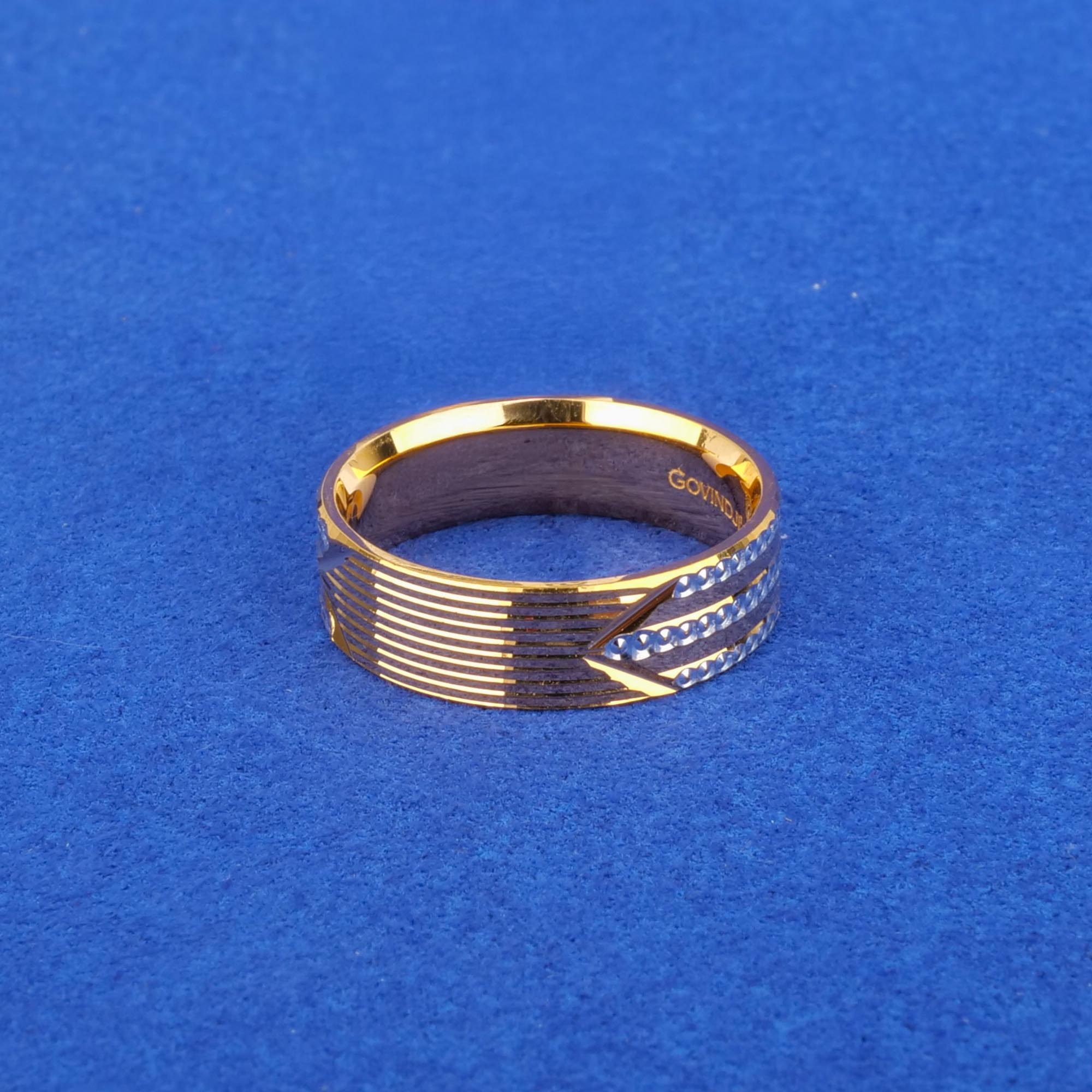 Twenty-Two Karat Two-Tone Gold Ring