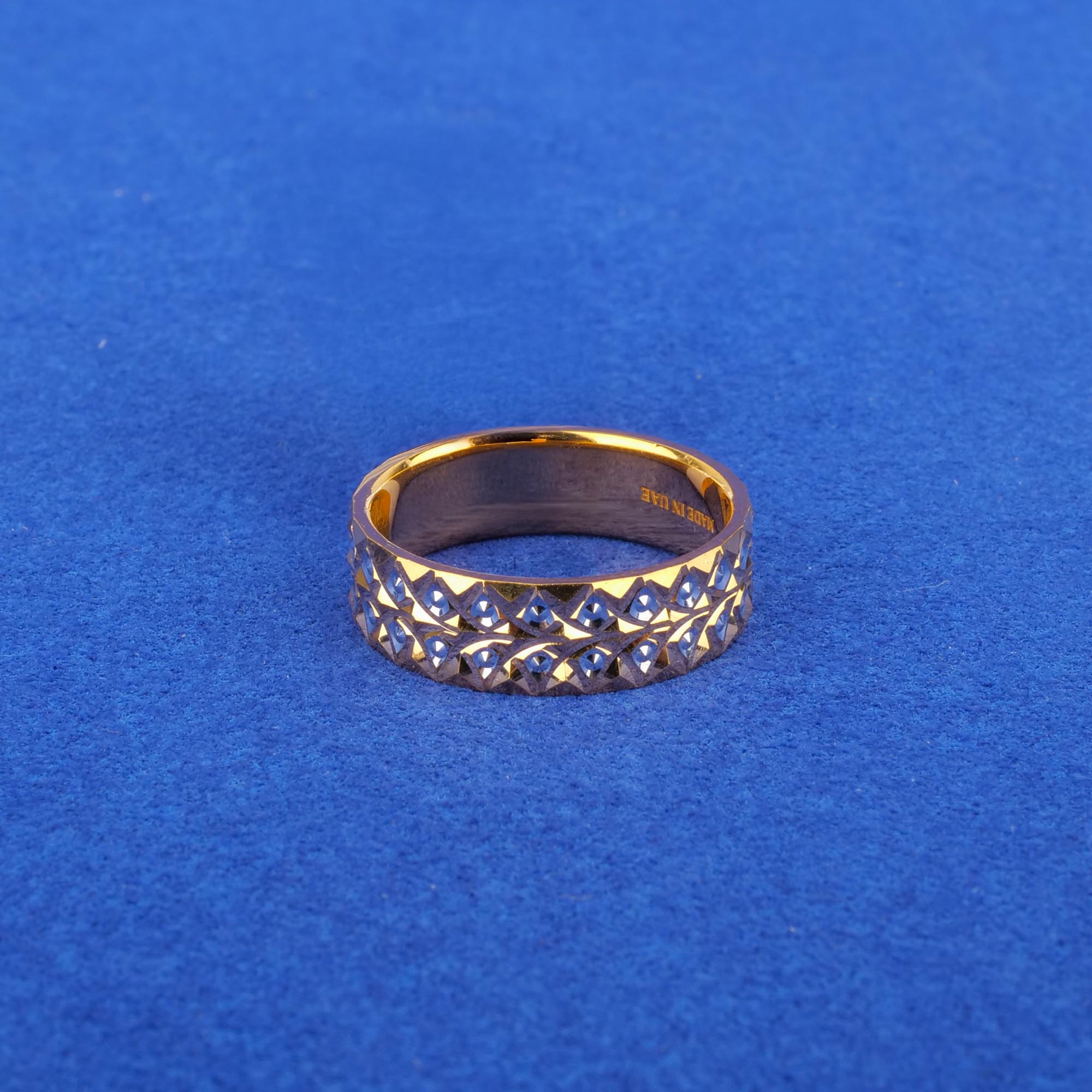 Twenty-Two Karat Two-Tone Gold Ring