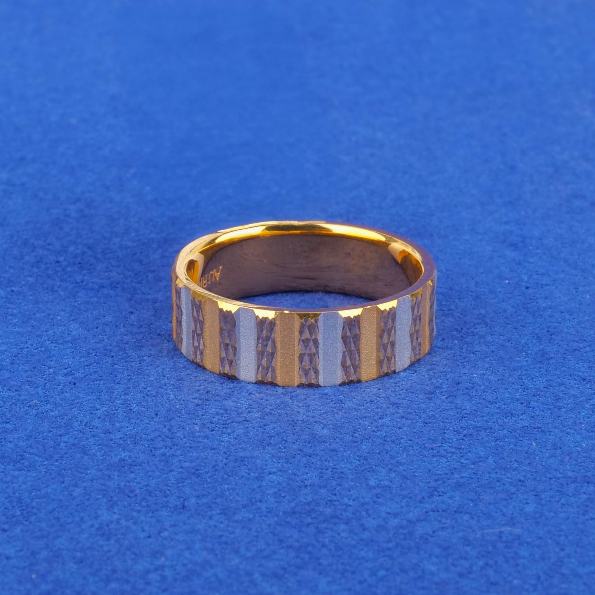 Twenty-Two Karat Two-Tone Gold Ring