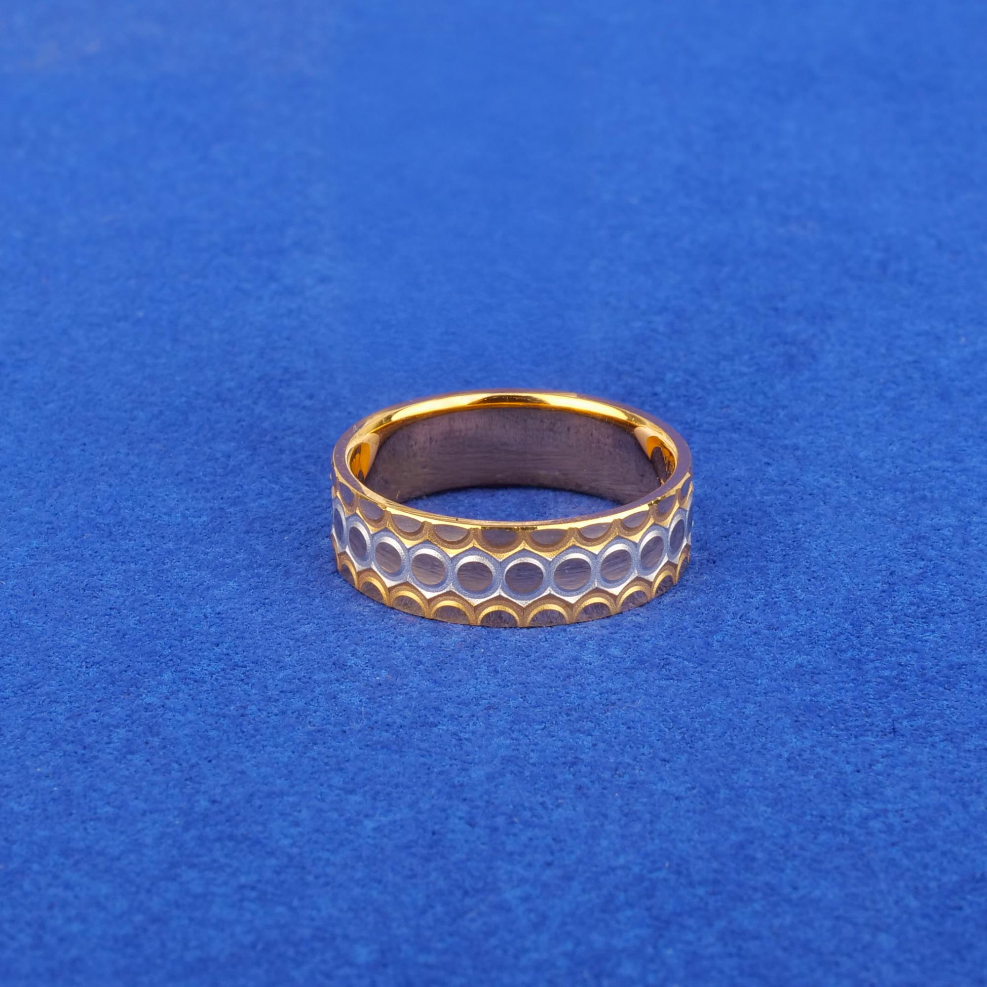 Twenty-Two Karat Two-Tone Gold Ring