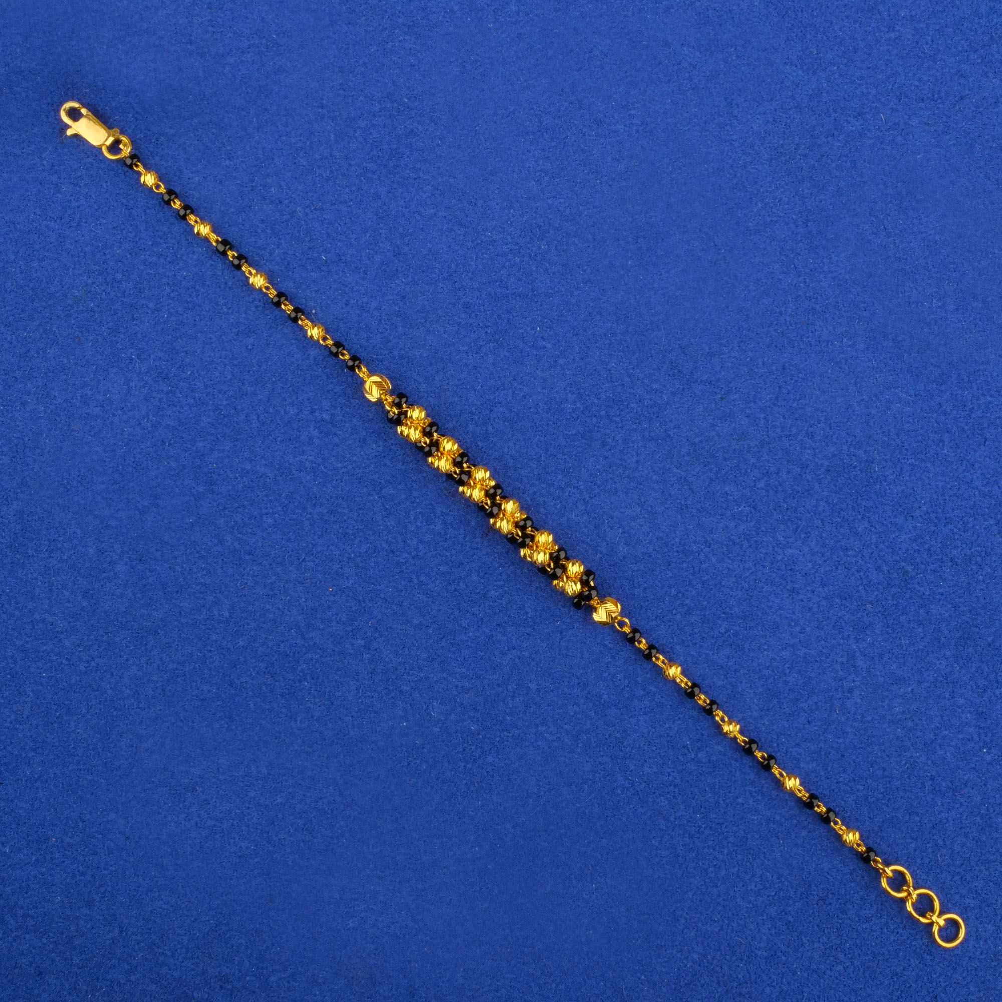 22K Gold Mangalsutra Bracelet