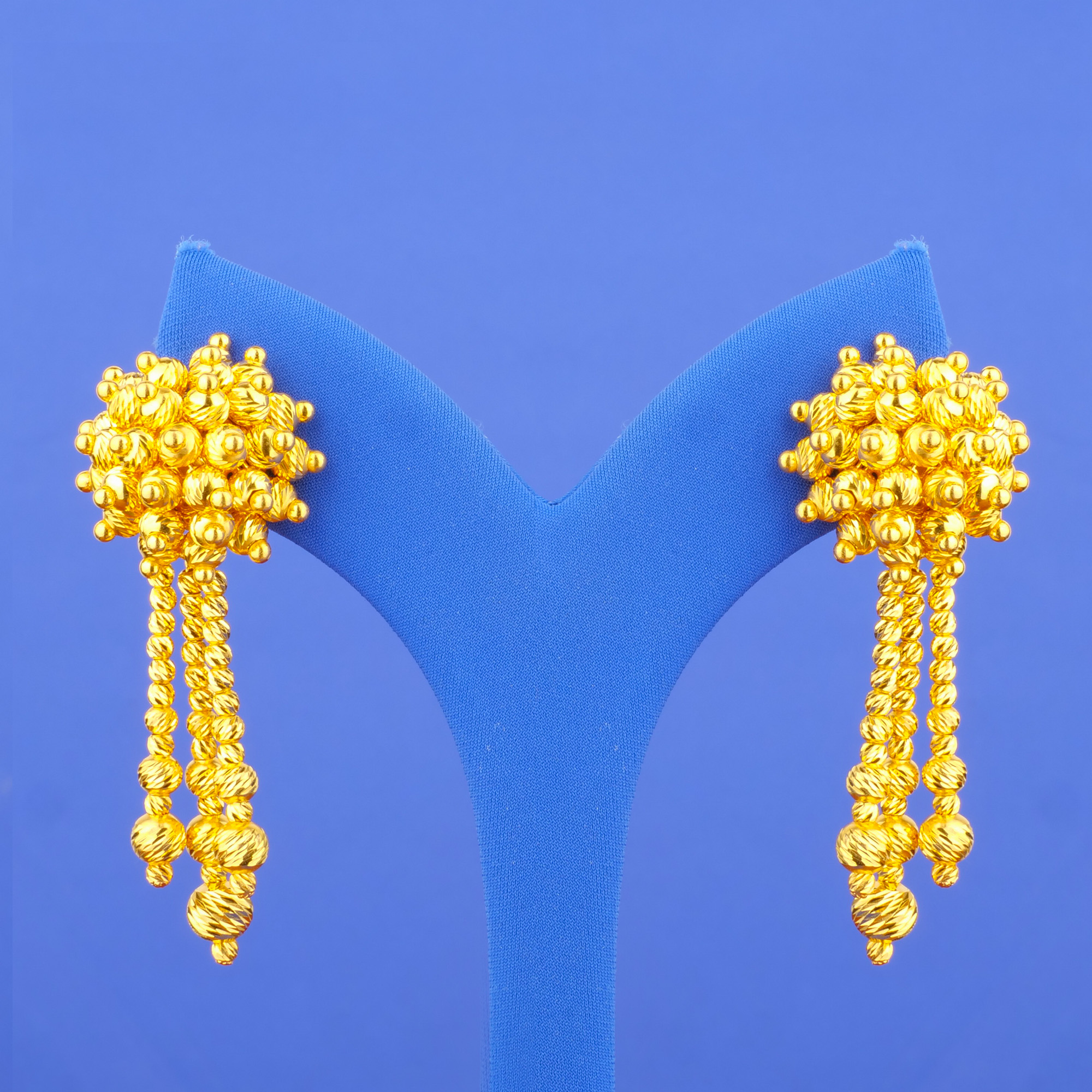 22K 'Fancy' Gold Earrings