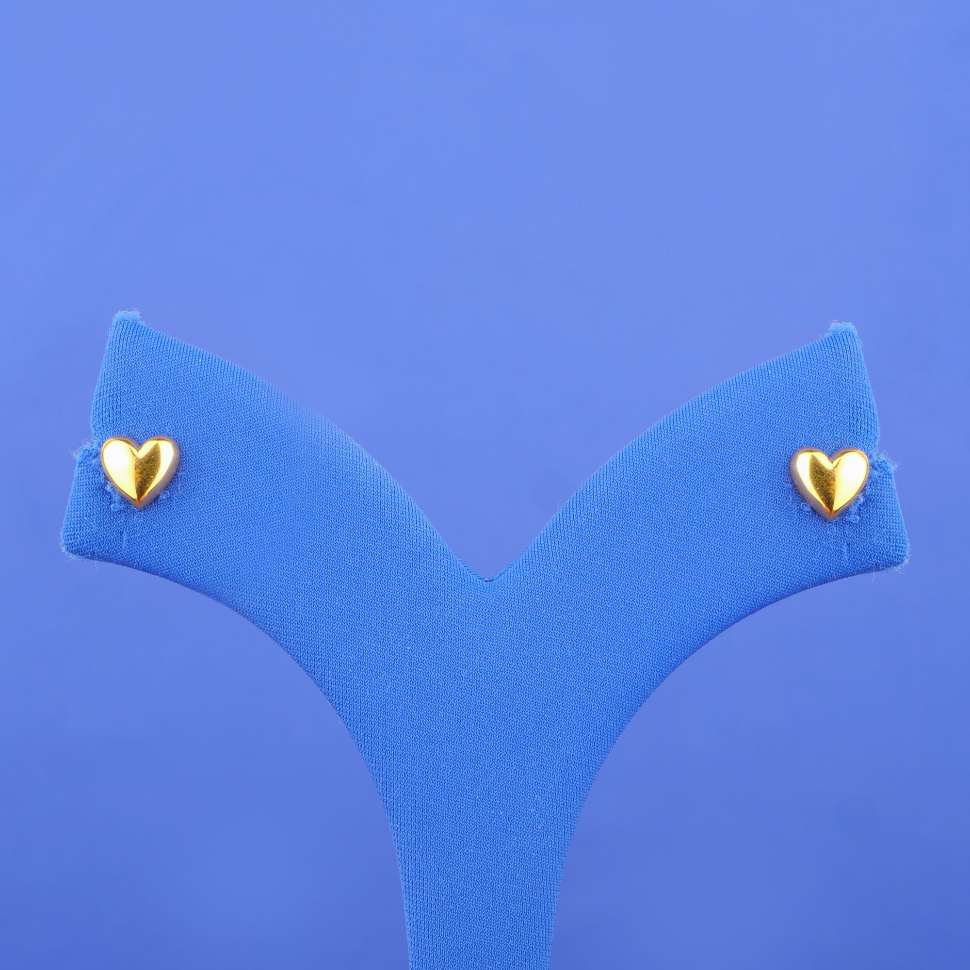 22K Gold 'Heart' Earrings