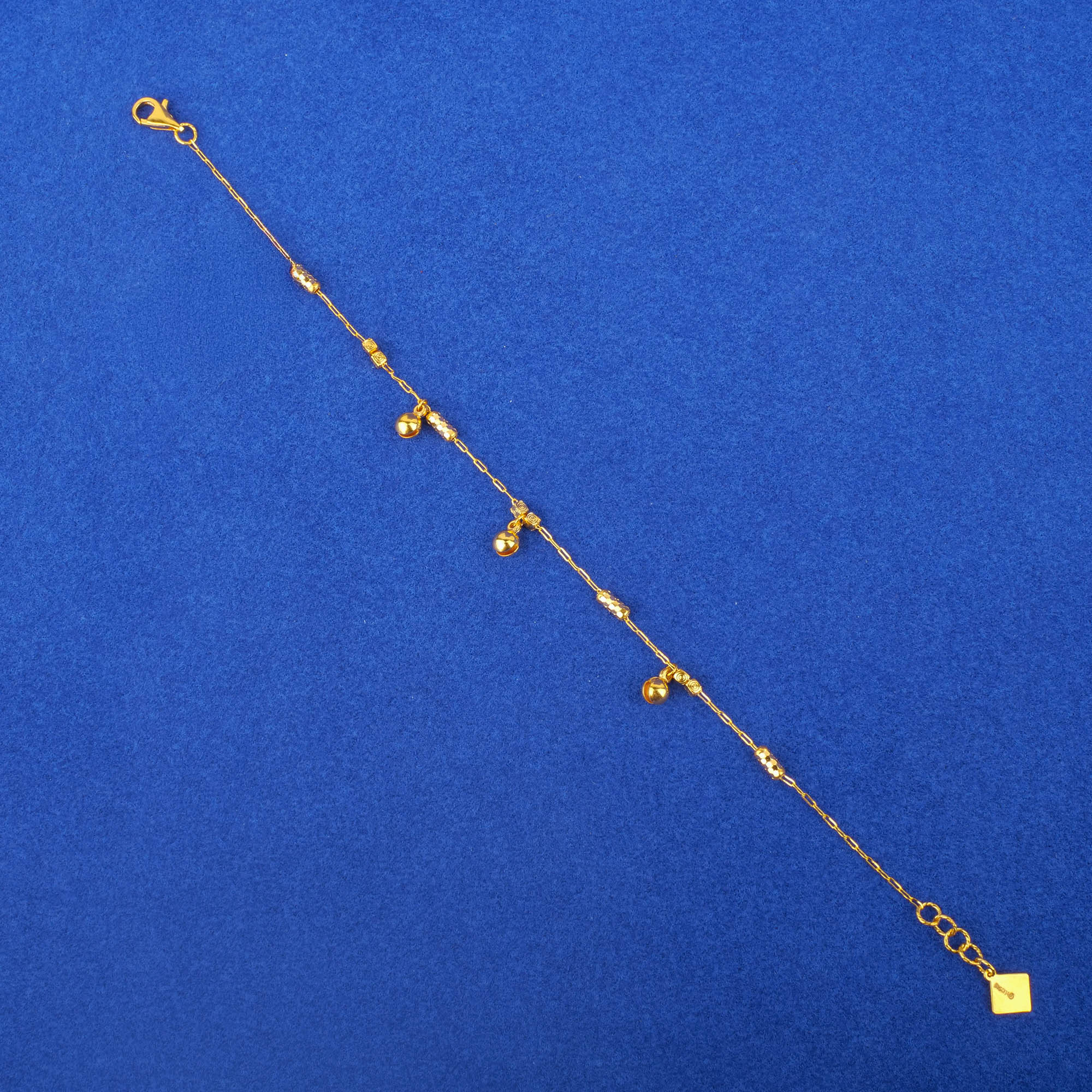 Twenty-Two Karat Gold PC 'Charm' Bracelet