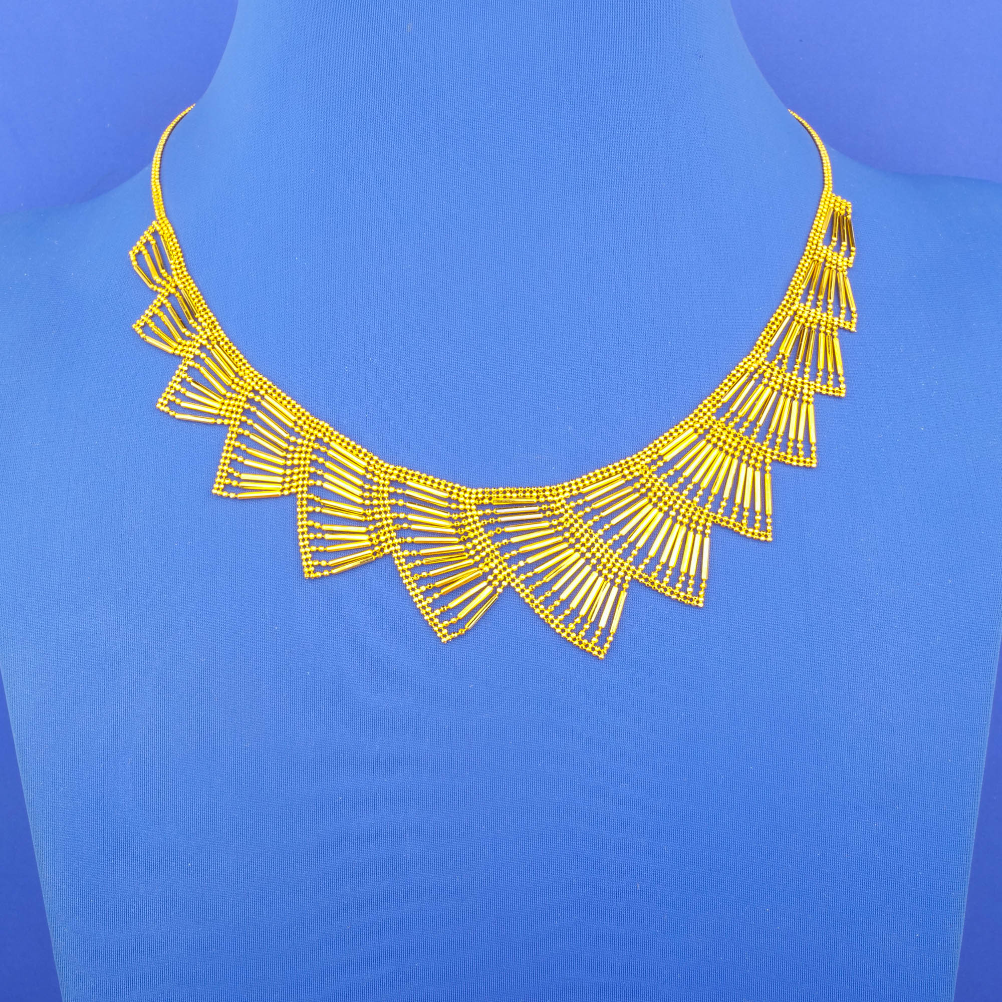 Twenty-Two Karat 'Fancy' Gold Necklace