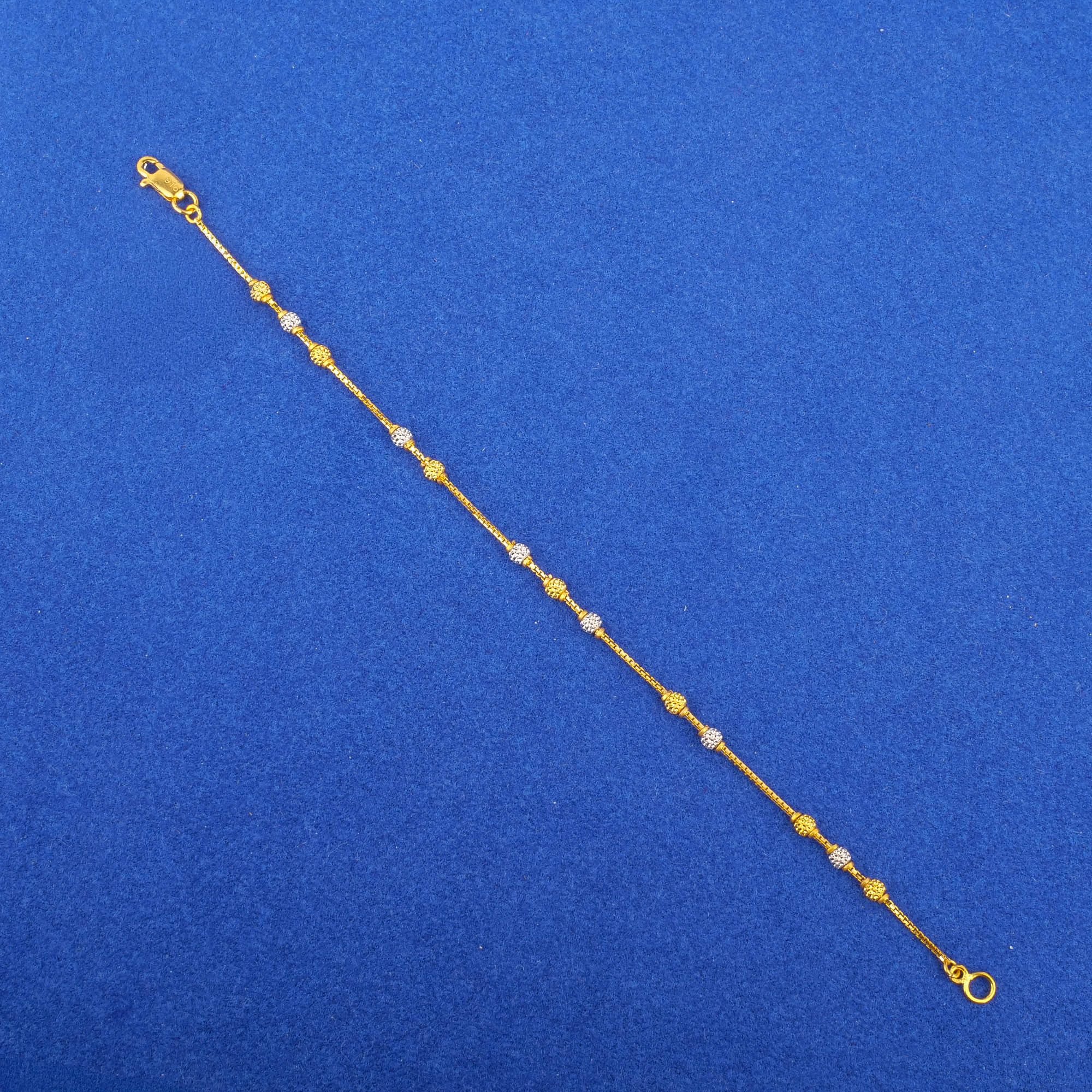 22K Two-Tone Gold Bracelet