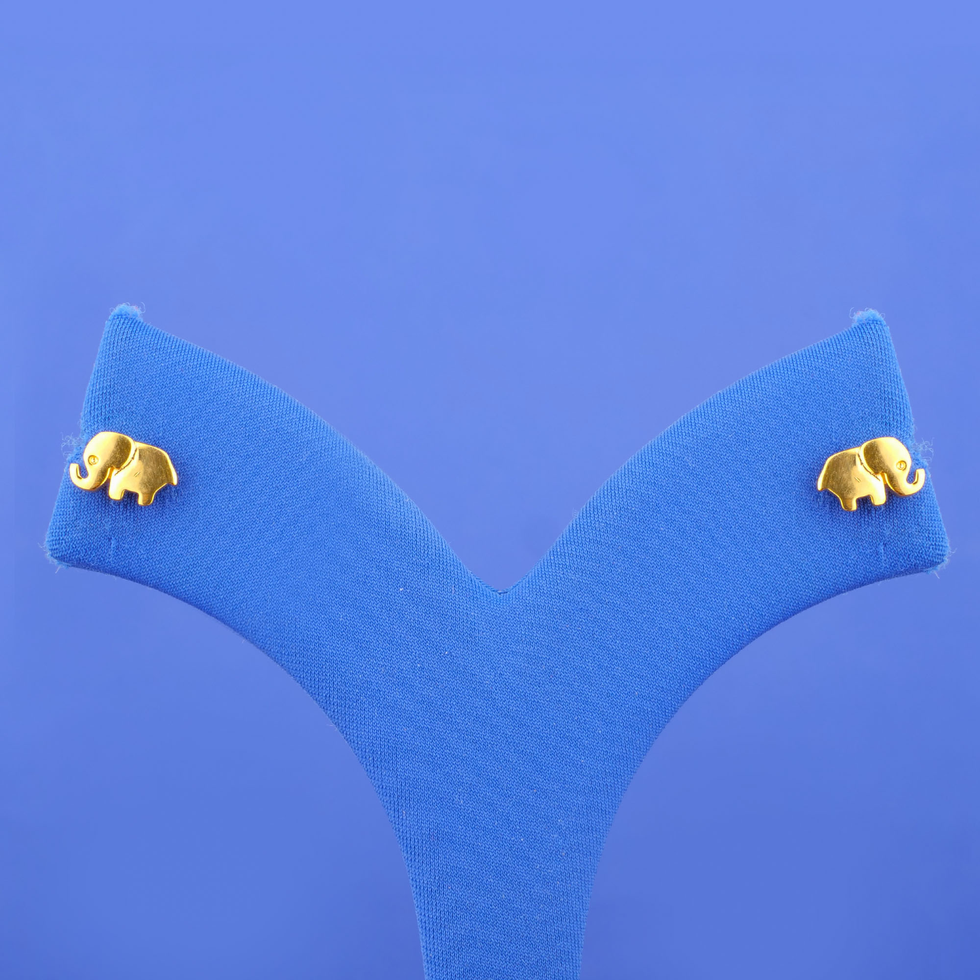 22K Baby Gold 'Elephant' Earrings