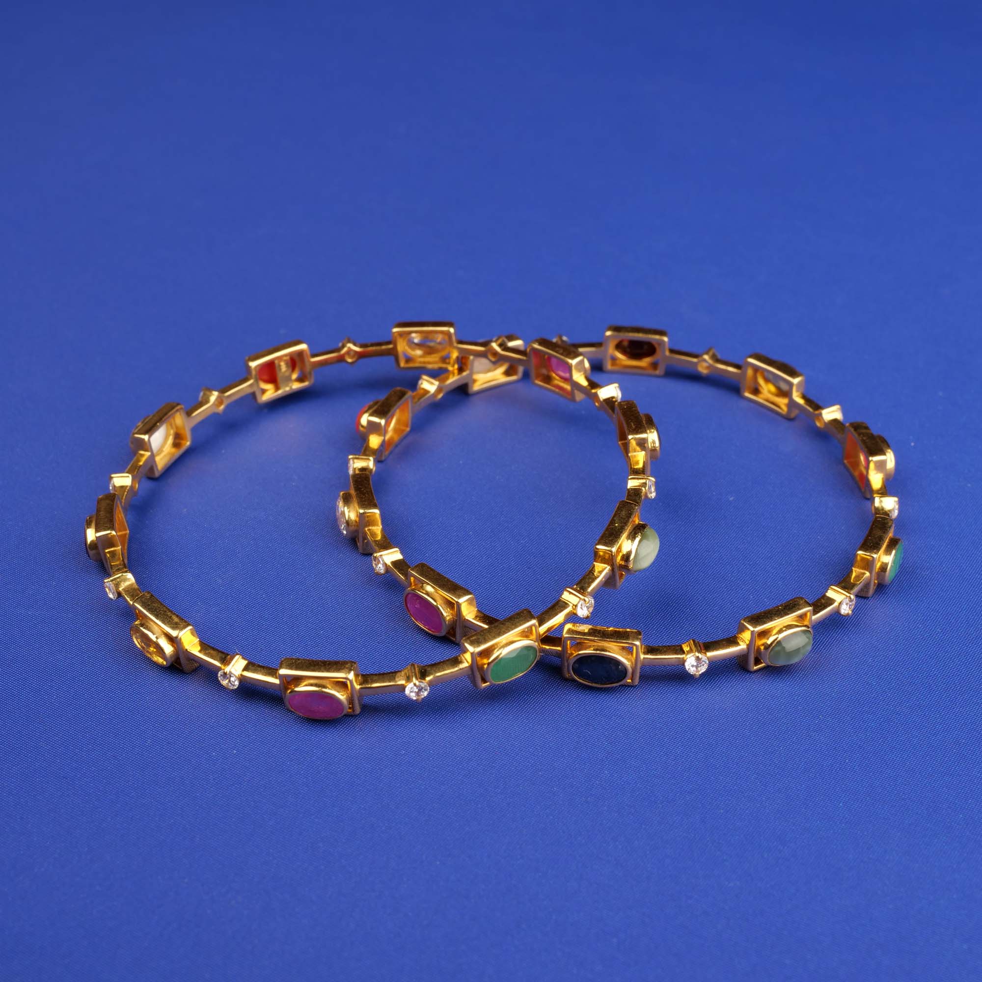 Multi Gem Stone Navratna Bracelet – Attrangi
