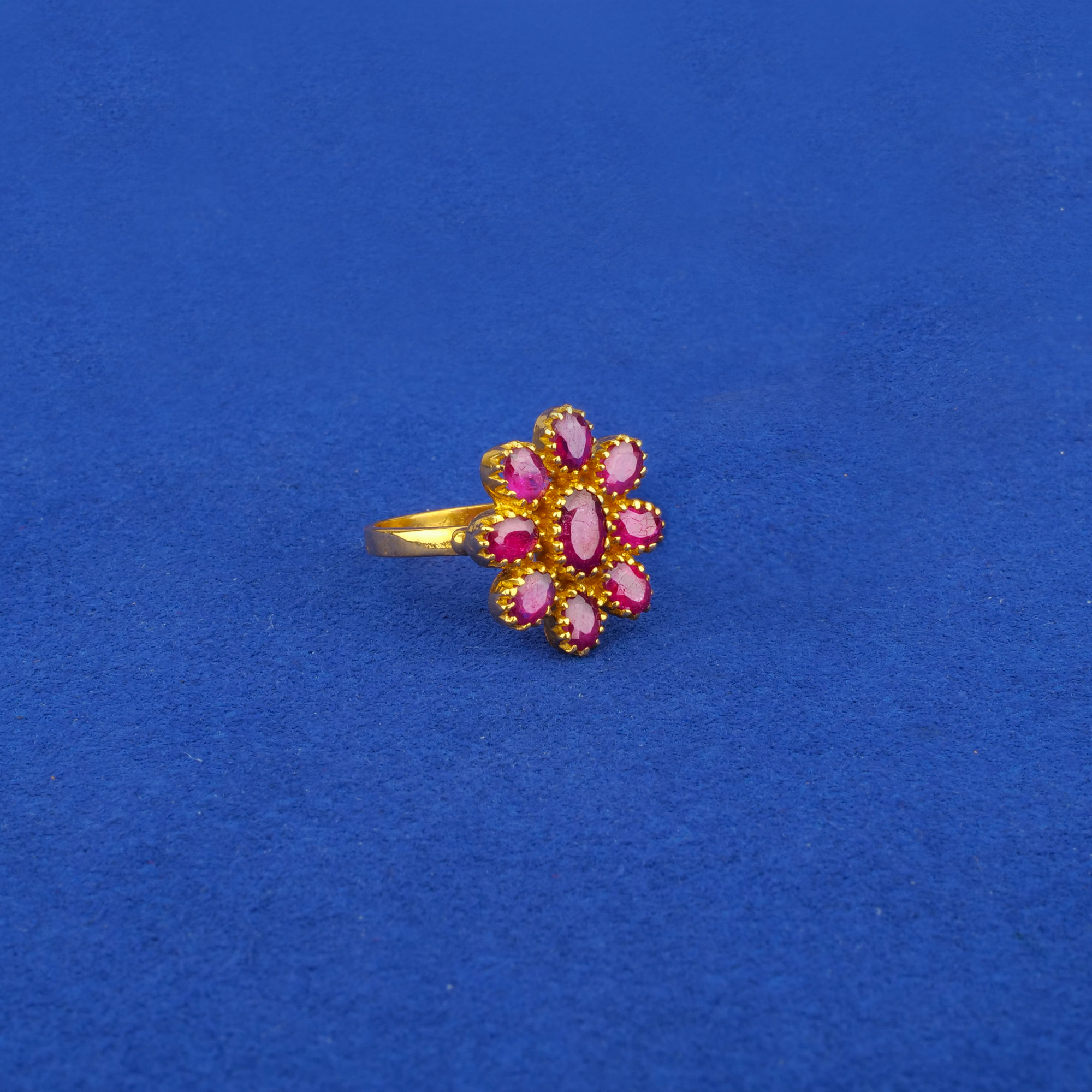 22K Gold Ruby Ring