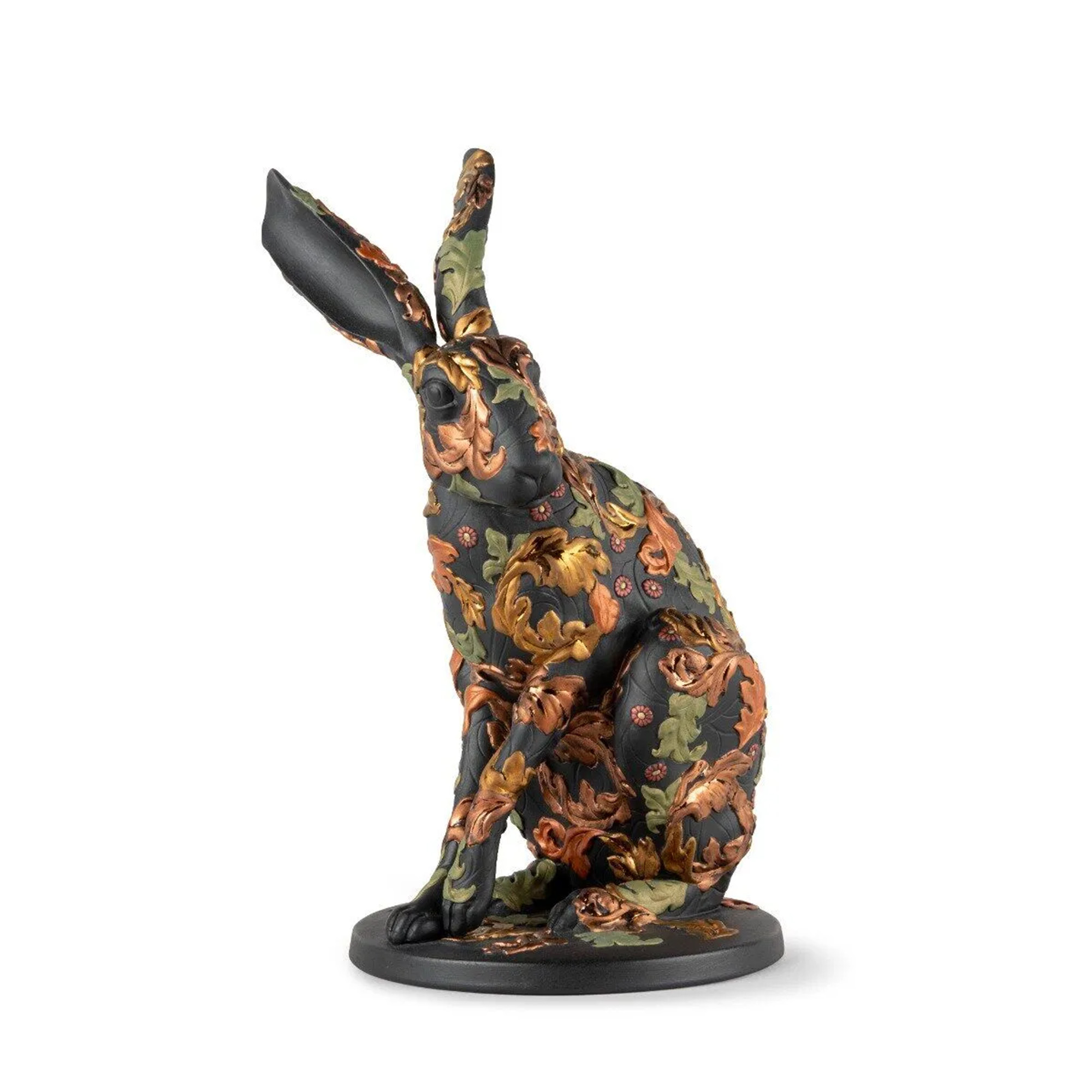 Forest Hare Porcelain sculpture depicting a hare, inspired by the plant motifs of the designer William Morris, one of the all-time masters of the decorative arts. Limited Edition
