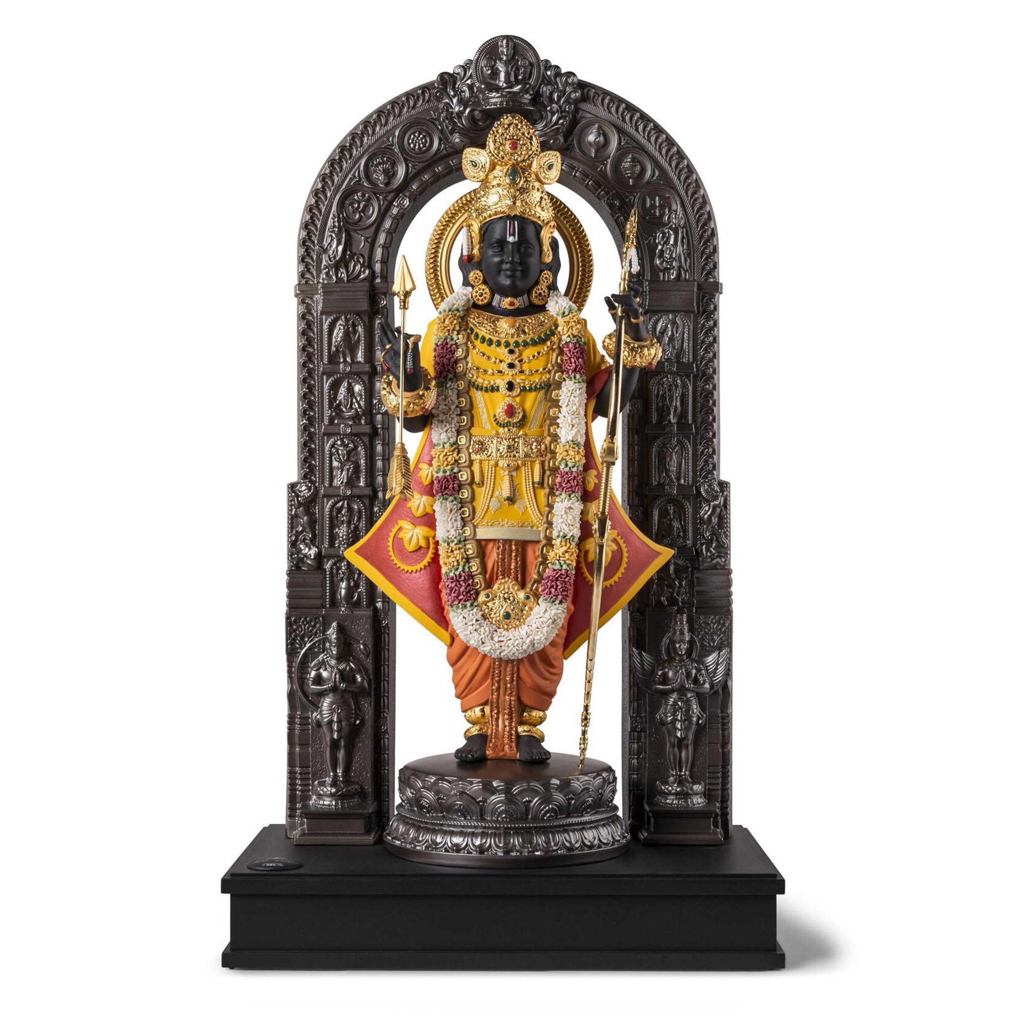 Lord Ram Lalla by Dr. Arun Yogiraj Sculpture. Limited Edition. The beloved child, a symbol of purity and serenity, interpreted in High Porcelain with intricate detail