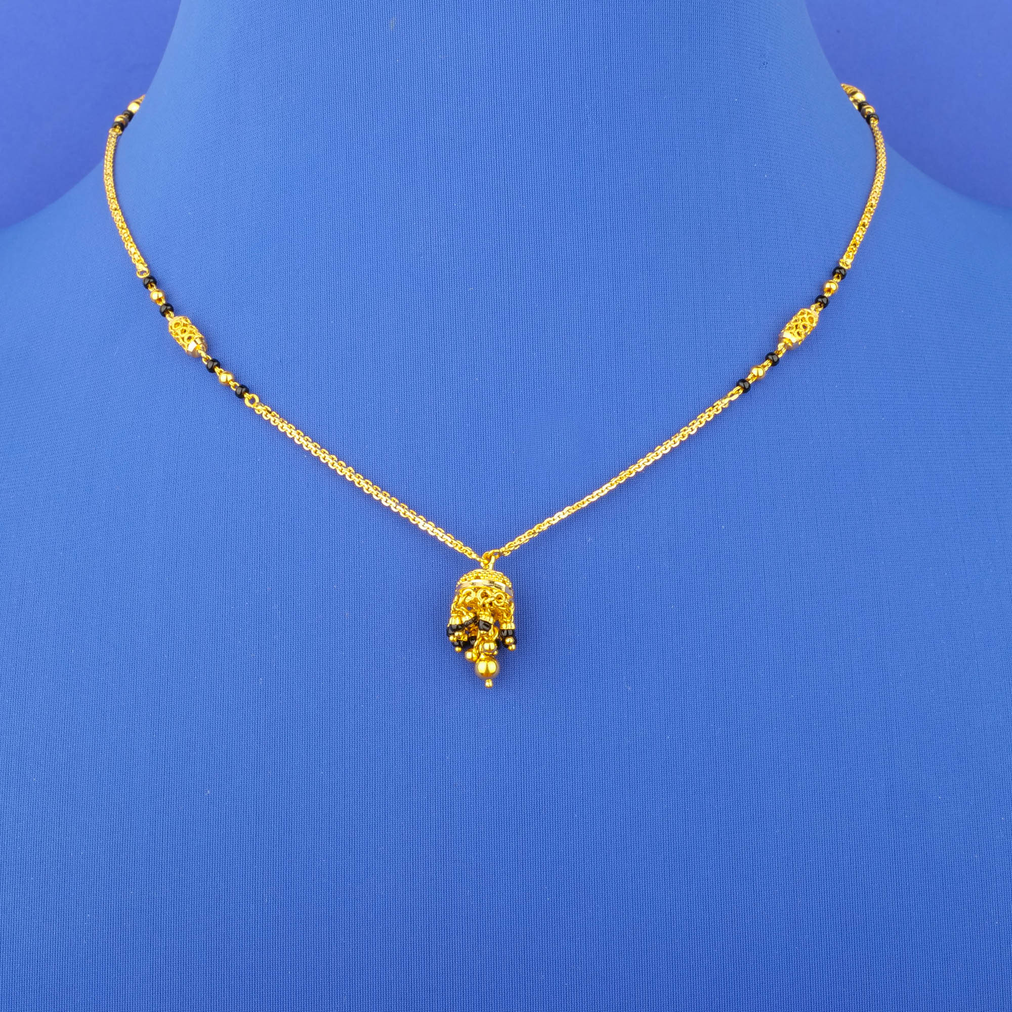 22K Gold 'Jhumka' Mangalsutra Necklace