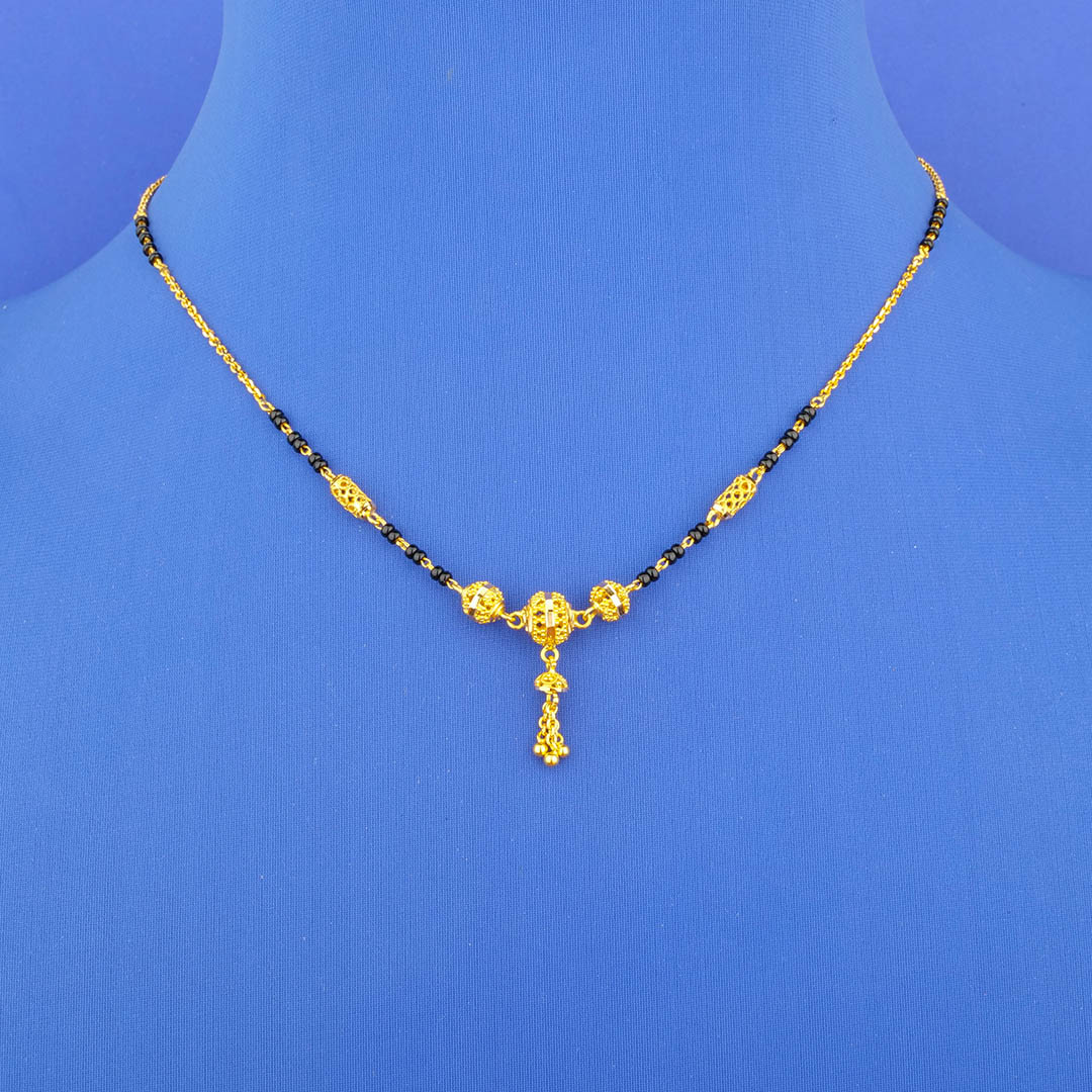 Twenty-Two Karat Gold Mangalsutra Necklace