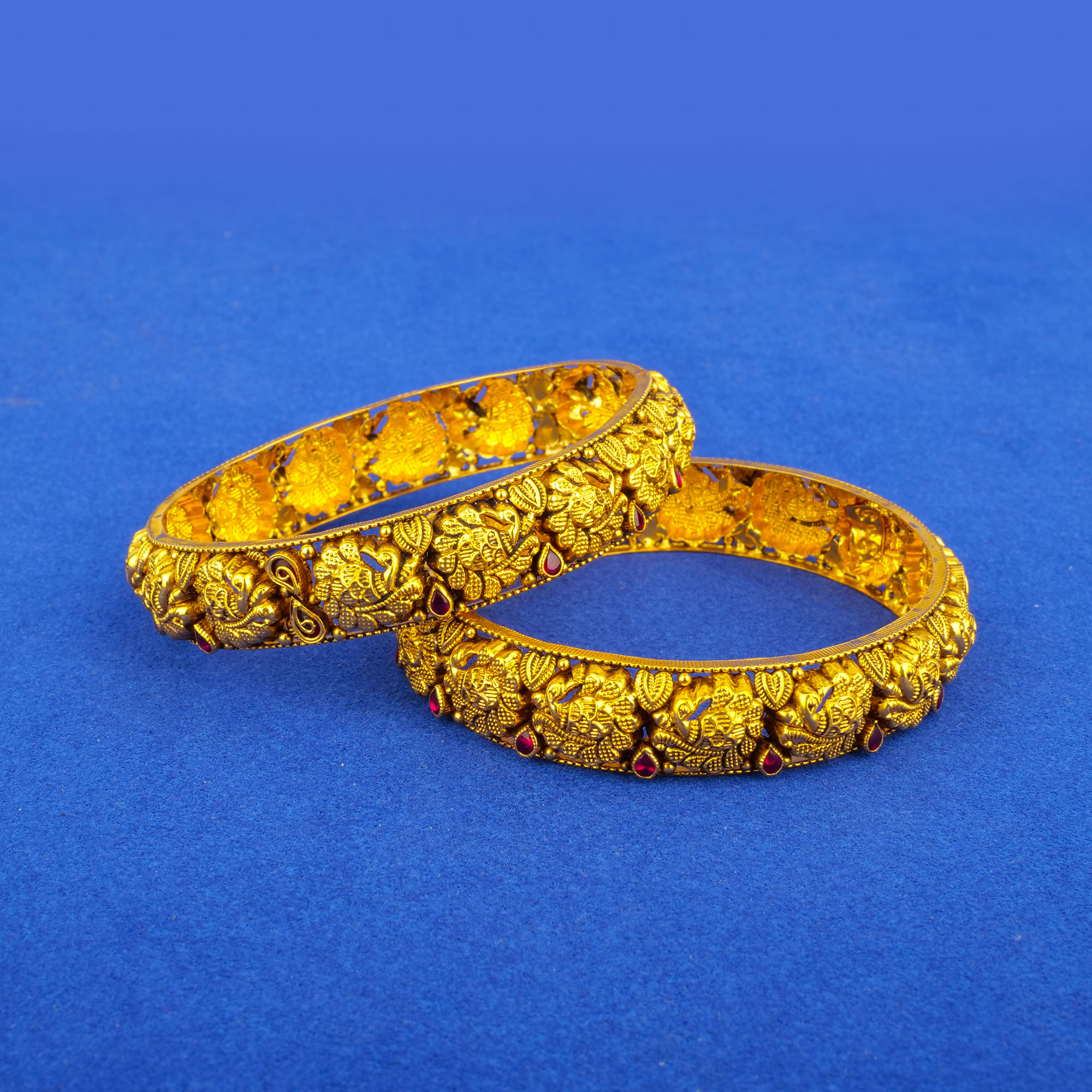 Twenty-Two Karat 'Antique' Bangles