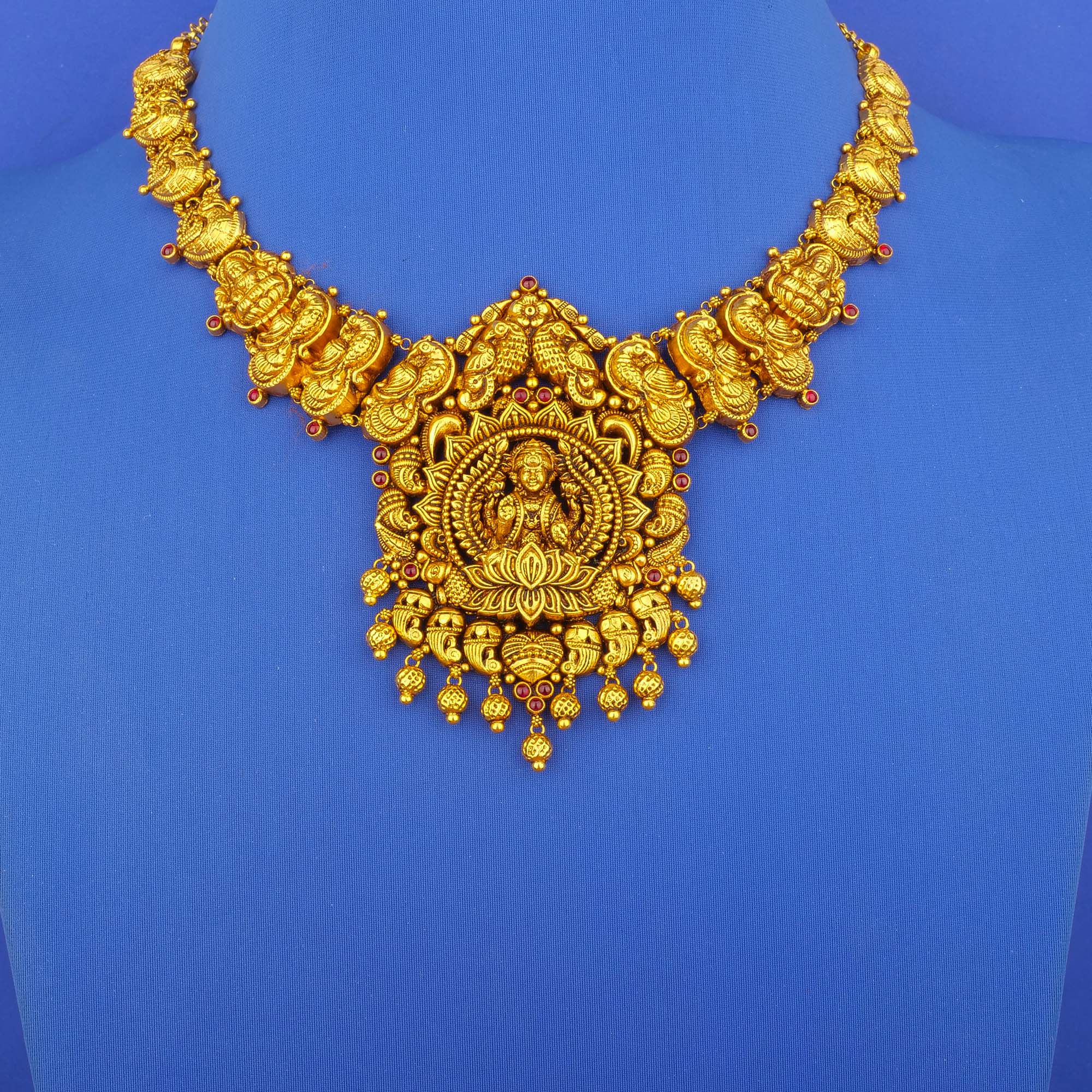 22K 'Antique' Gold 'Lakshmi' Necklace